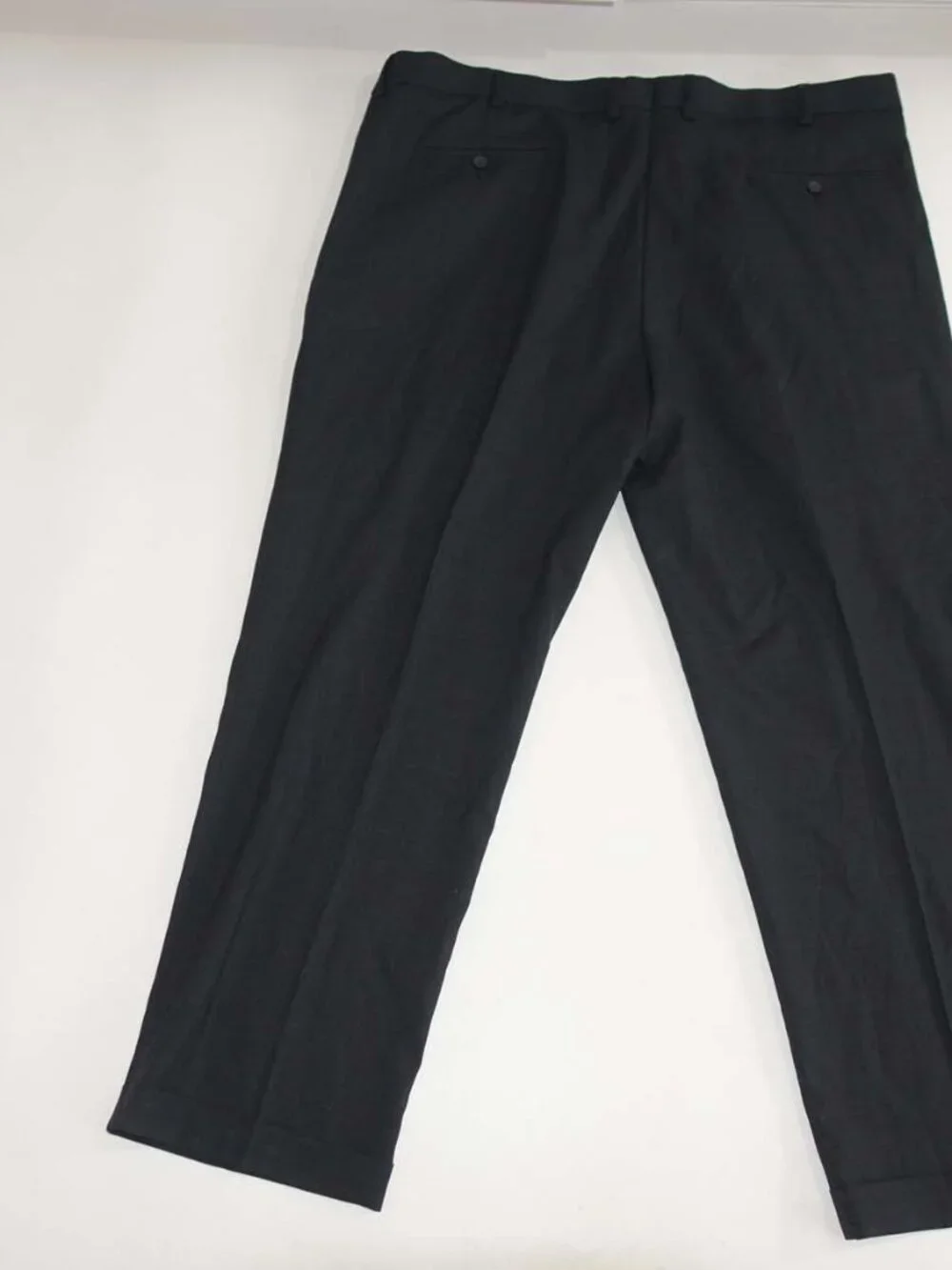 GS Men's 2 Button Suit Size 54 Regular 48 x 32 Charcoal Gray Wool Blend 54R